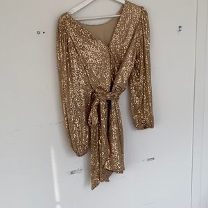 Gold Sequin dress
